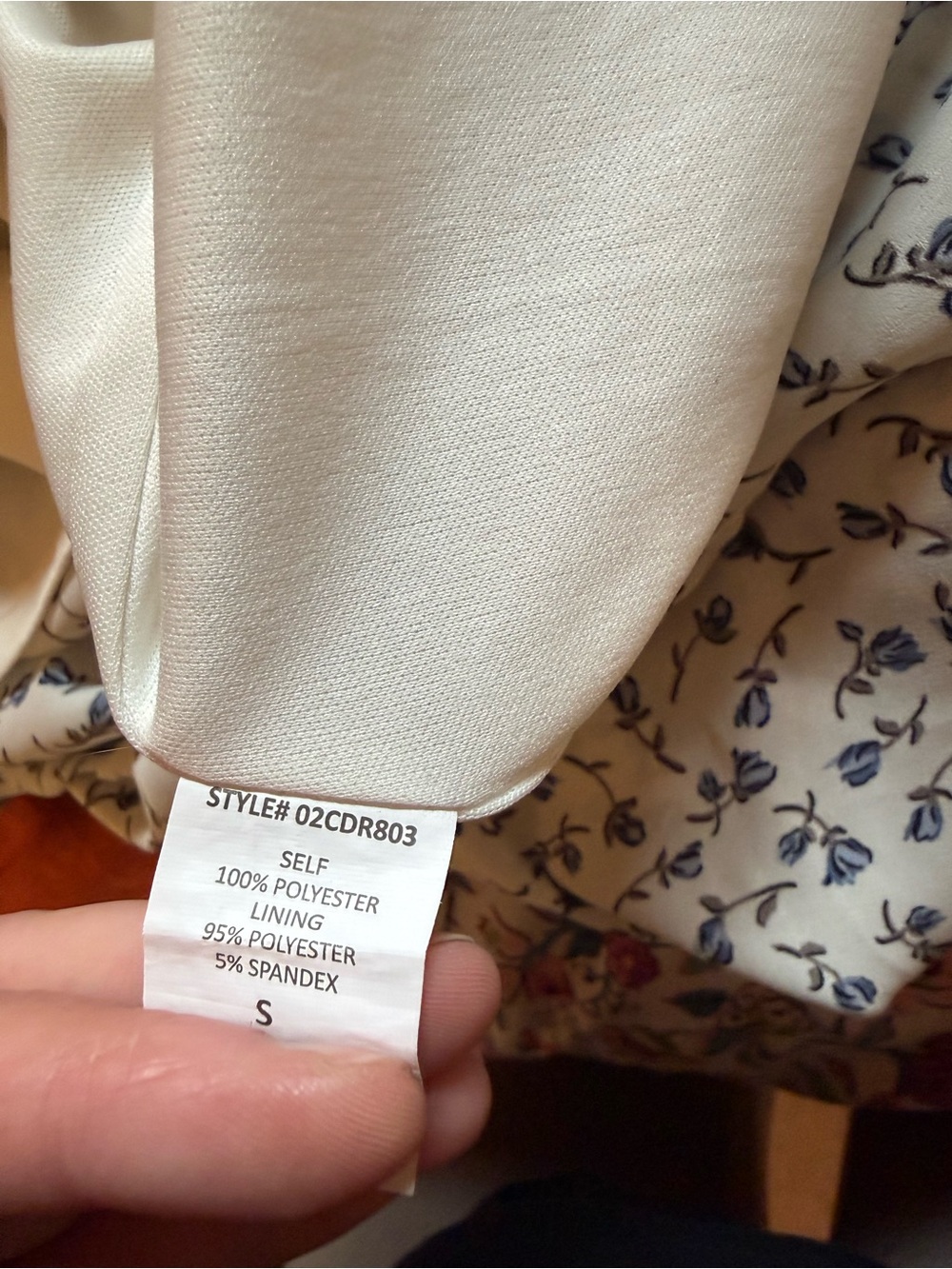 Sienna Sky White Midi Dress with Black Floral Print - Picture 8 of 10